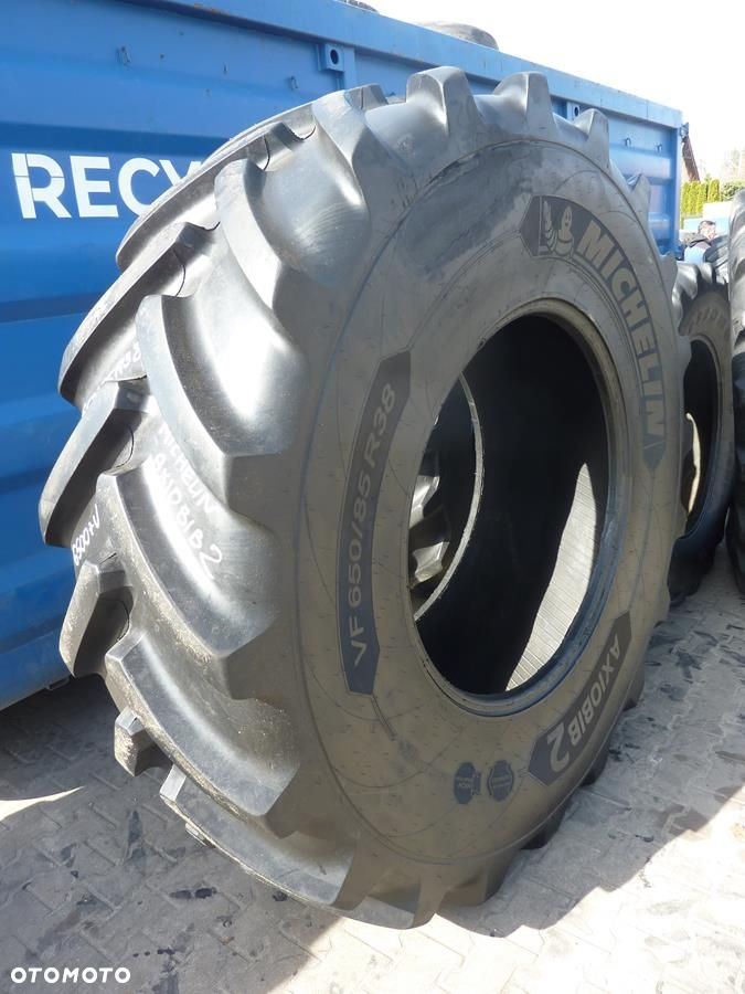 Opona używana rolnicza 650/85R38 MICHELIN AXIOBIB 2; 6000zł W3829 - 4