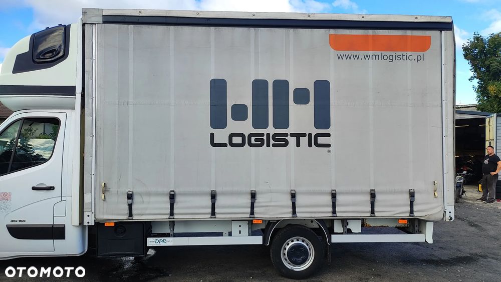 BARDZO zadbana Paka skrzynia plandeka firanka dwustronna wymiary zewnętrzne paki 455 cm x 230 cm x 265 cm aluminiowe burty i rama firanka dwustronna + otwierany dach do Ducato Sprinter RENAULT Master Iveco