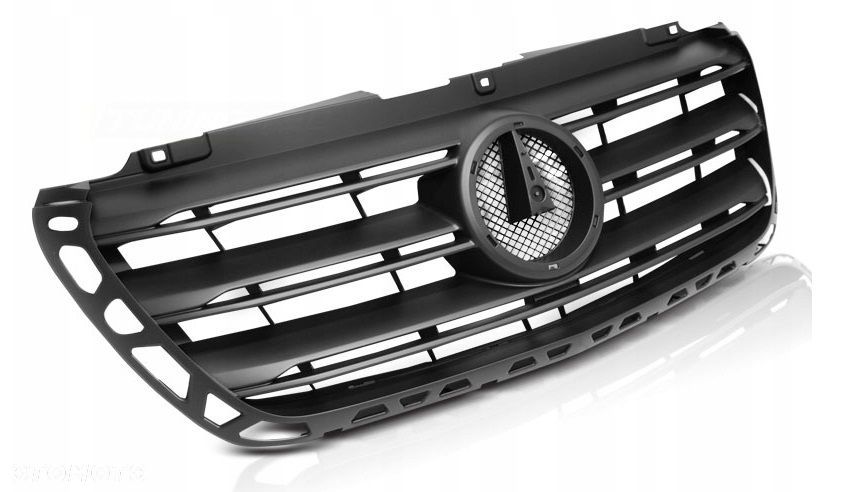 Atrapa Grill Kratka Czarna Tuning Black Mercedes Sprinter 907 2018-2023 - 1
