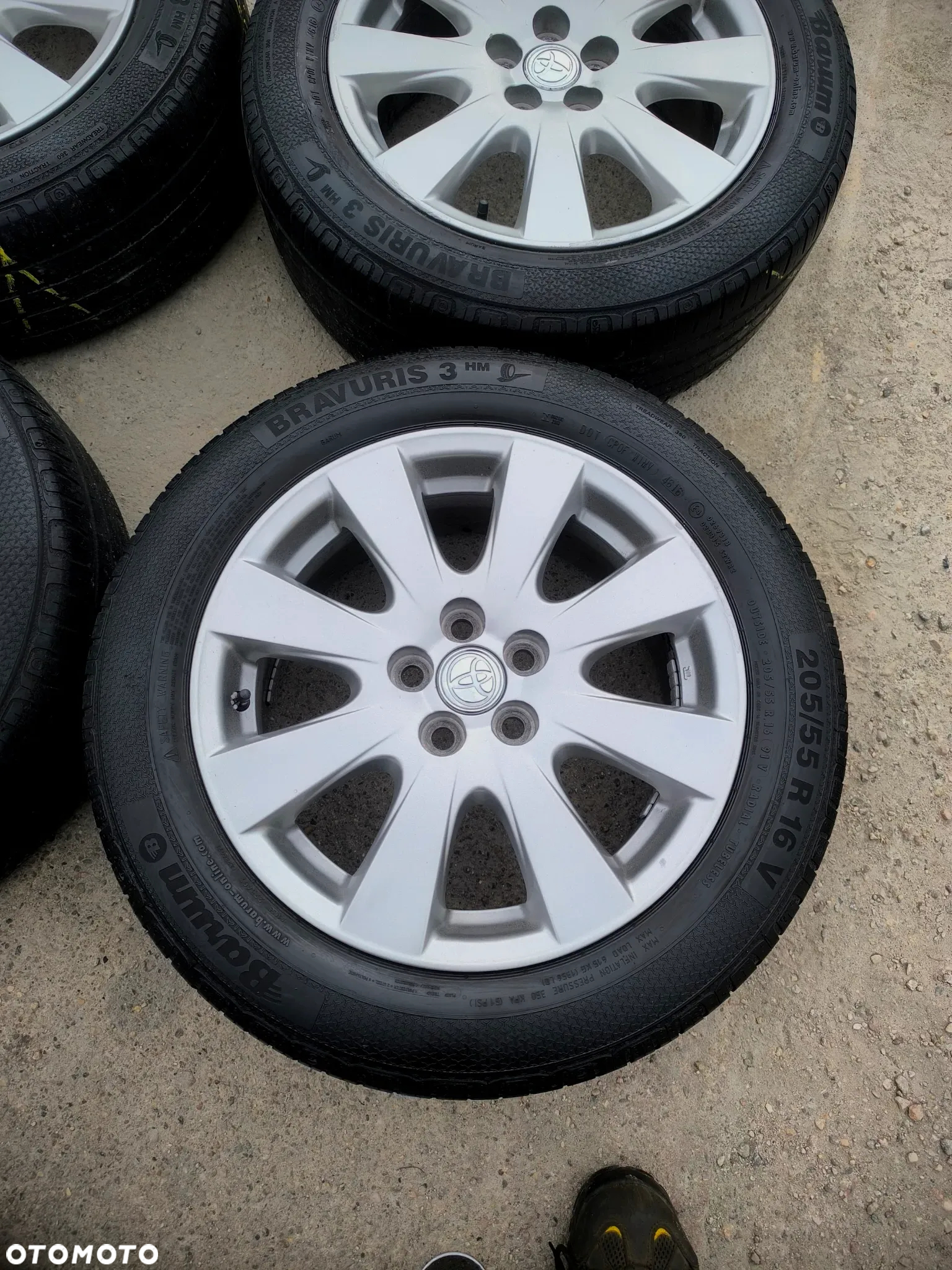 5x100 Felgi Aluminiowe Alufelgi 16 Koła Letnie Lato TOYOTA AVENSIS I II 2 CELICA CARINA E MATRIX PRIUS 4,5mm Legnica ALU-RAD 205/55 - 5