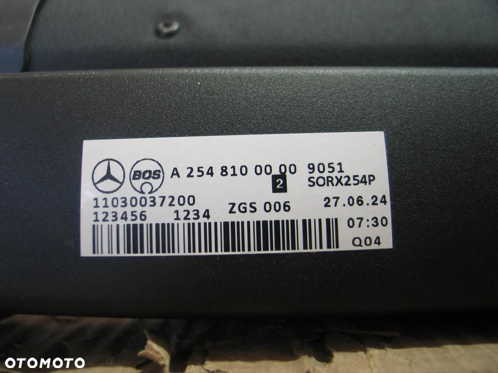 Roleta bagaznika mercedes GLC W254 X254 22r- A2548100000 - 10