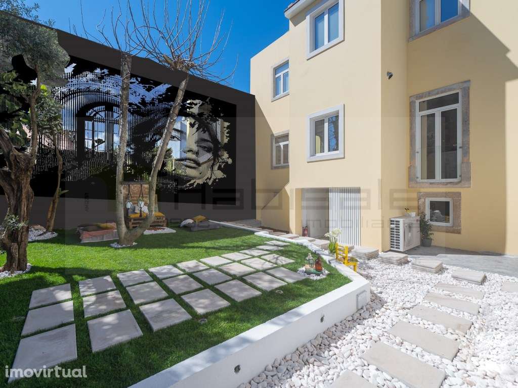 T3+1 duplex com jardim junto do palácio de Queluz - Grande imagem: 2/52