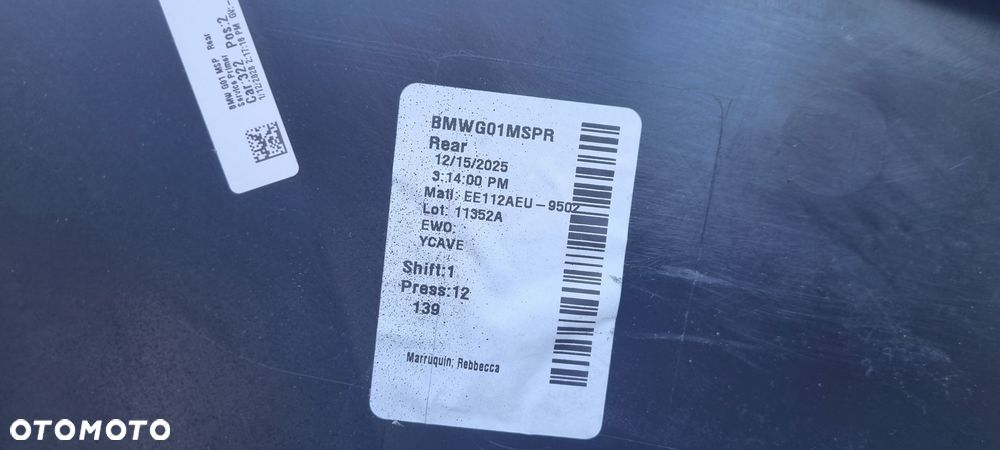 BMW X3 G01 M-PAKIET 2017- Zderzak tył oryginał MD032 - 14