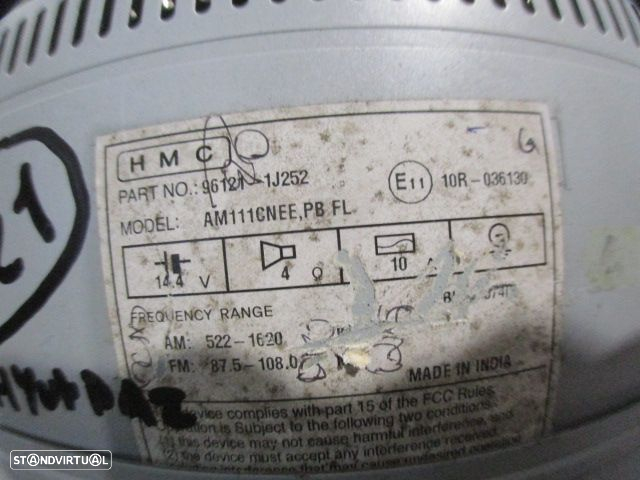 Radios 961211J252 HYUNDAI  I20 FASE 2 2013 1.1CRDI 75CV 5P BRANCO HMC AM111CNEE PB FL - 6