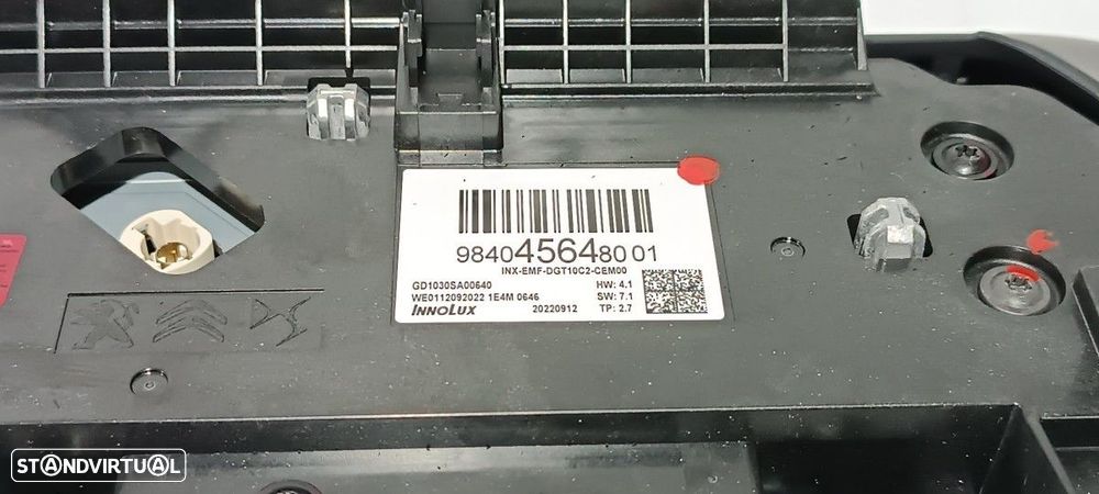 TELA/ECRÃ MULTIFUNÇÕES CITROEN C4 III (C41) E-C4 - 8