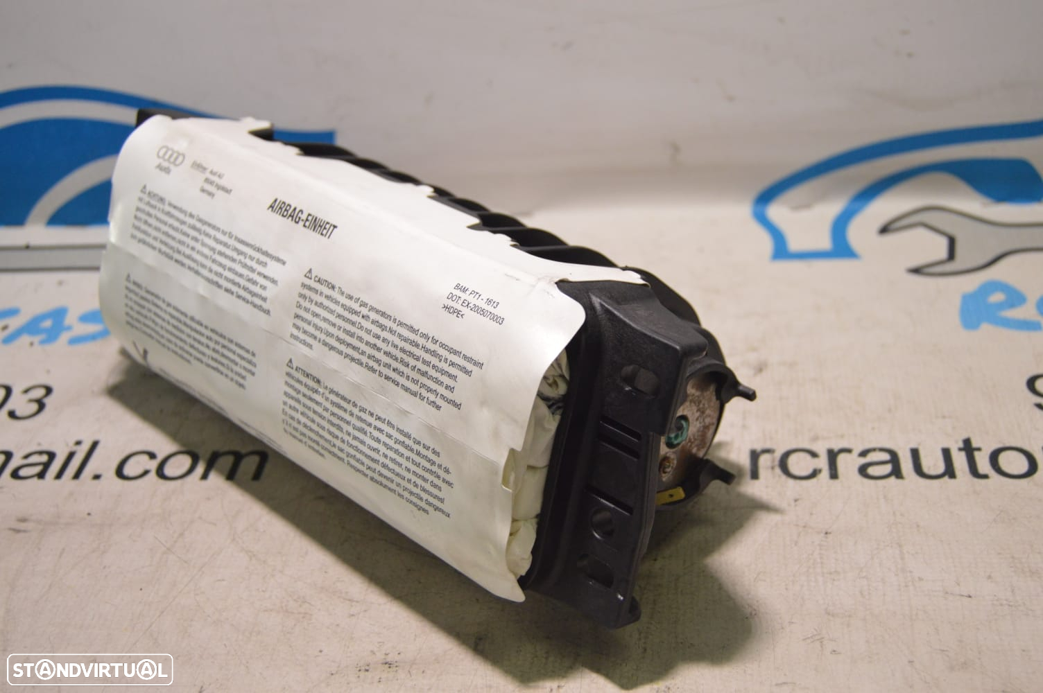 AIRBAG PASSAGEIRO 8T0880204A 8T0880204 100789712 1007897 J72K030621 AUDI A5 8T3 3.0 TDI QUATTRO 240CV CAP CAPA A4 B8 - 4