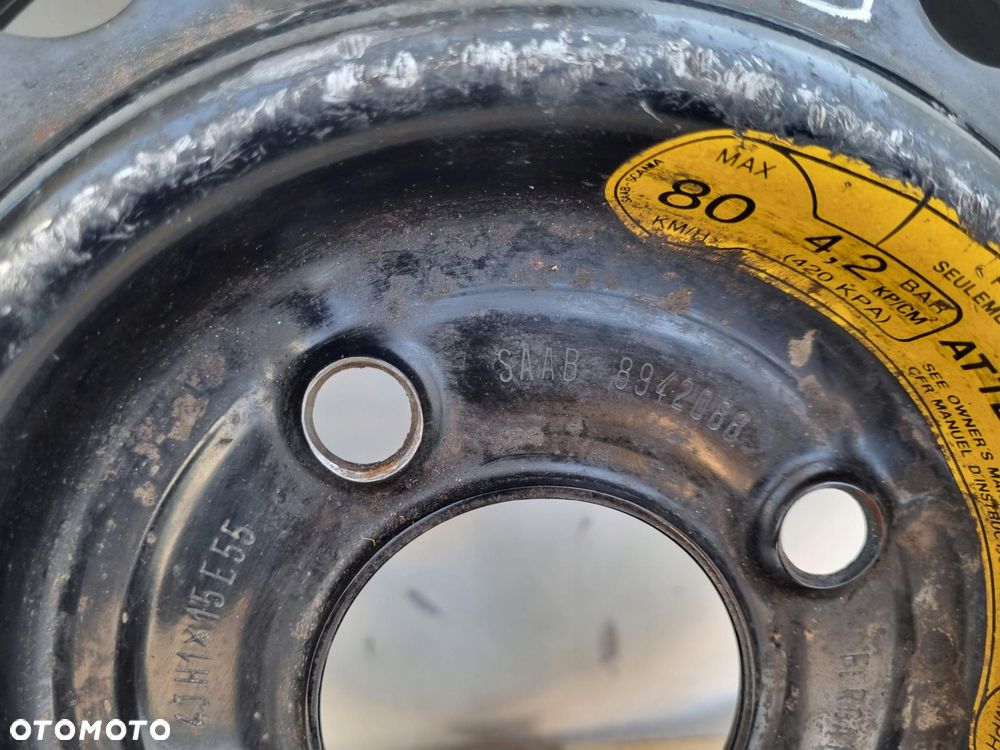 KOŁO DOJAZDOWE Saab 9-3 I _ DOJAZDÓWKA 115/70 R15 4X114,3 8942088 - 3
