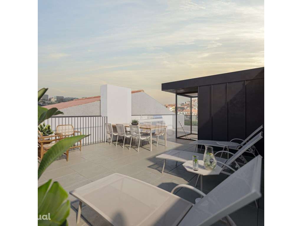 Apartamento T1 duplex com varanda e terraço em Vila Nova de Gaia - Grande imagem: 3/10