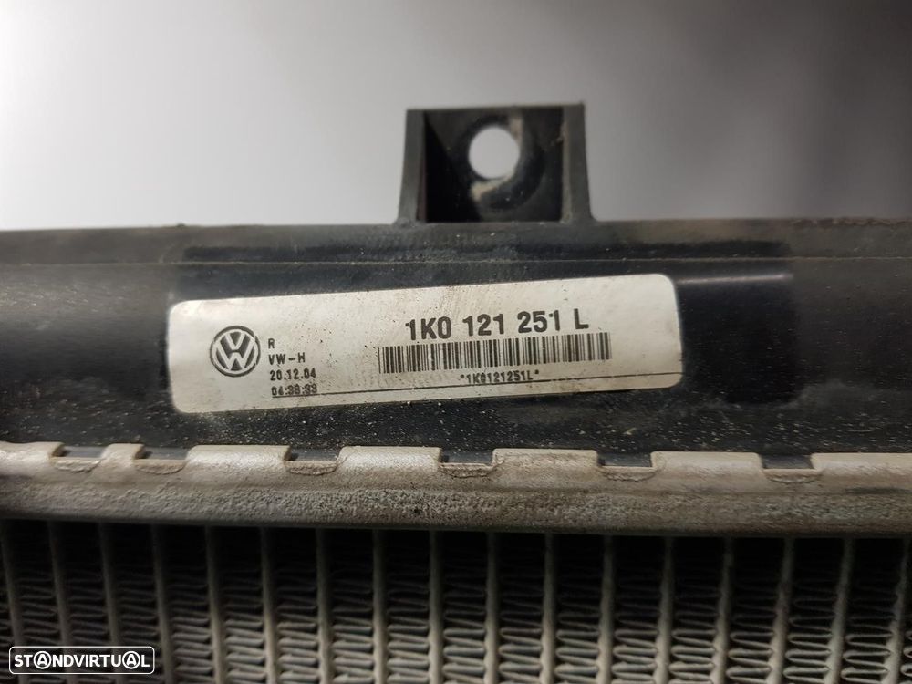 RADIADOR AGUA VOLKSWAGEN CADDY III BREAK FAMILIAR 2005 - 3