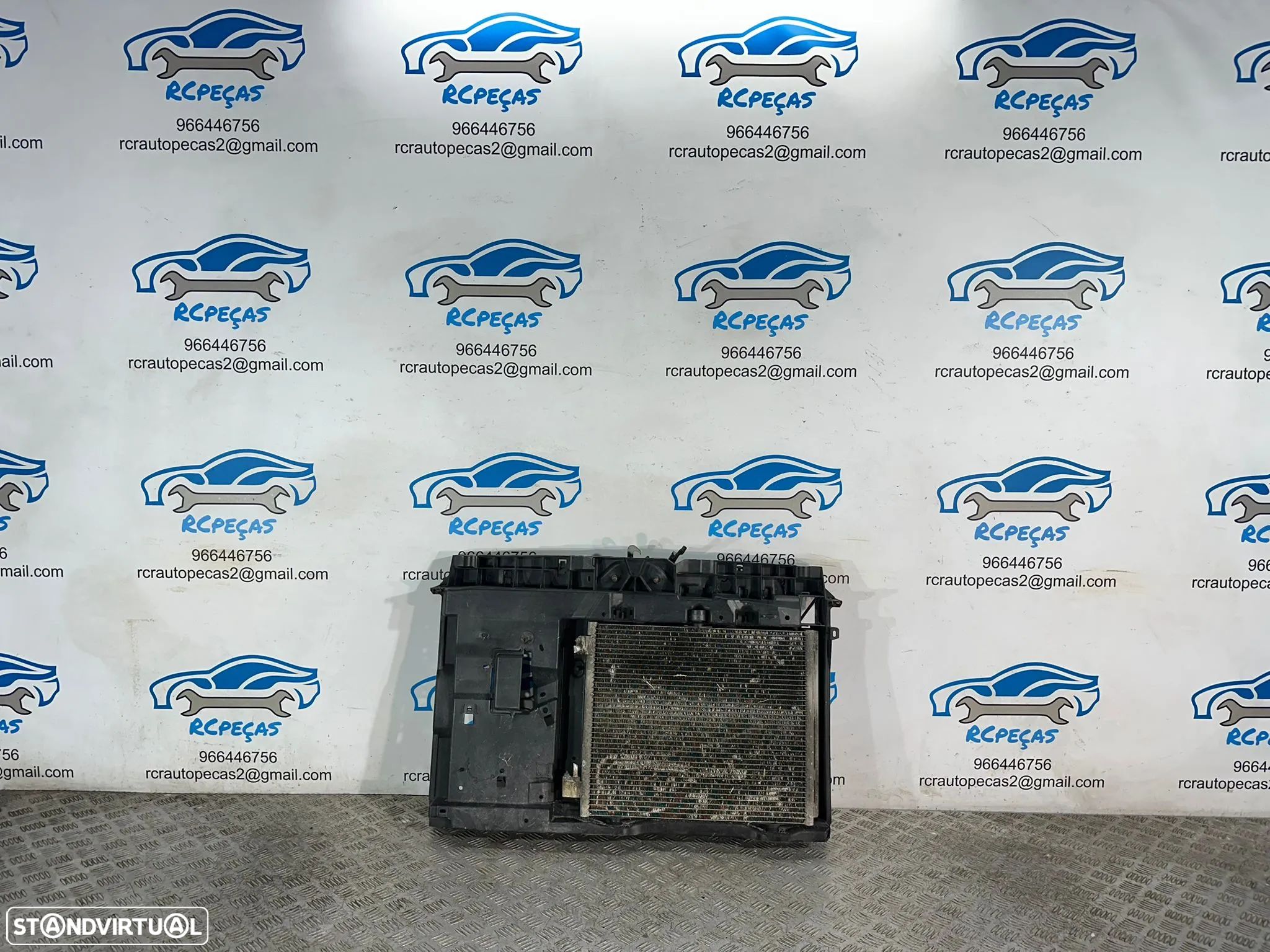 .Frente Fibra Radiadores Termoventilador Peugeot 207 1.4i 2006 - 2009 - 1