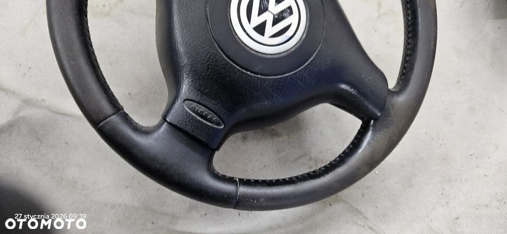 Kierownica trójramienna airbag skóra skórzana VW Golf 4 IV Passat B5 - 5