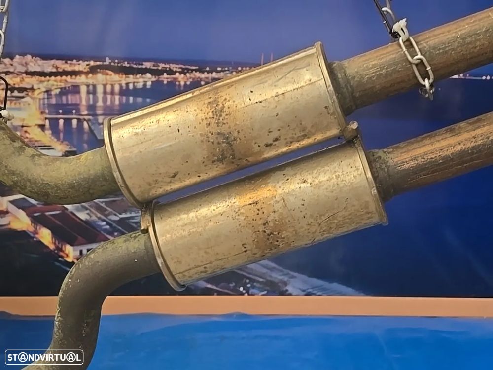 BMW Série 7 E65 E66 745i V8 Silencioso Traseiro panela de Escape Muffler OEM Original 2001- - 9