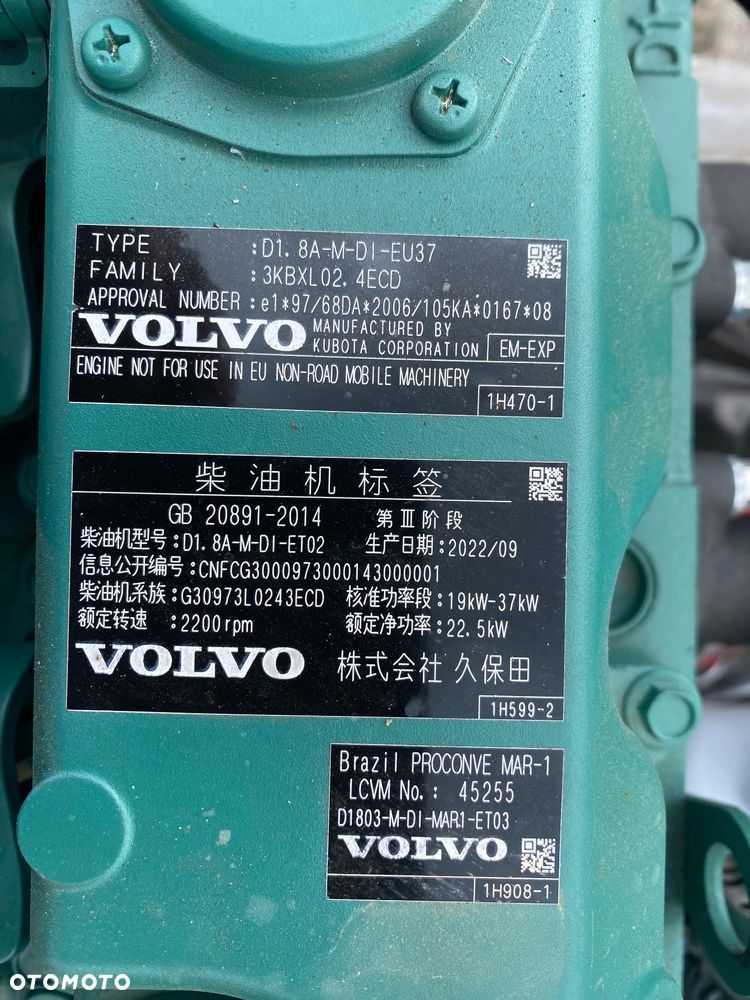 Nowe silniki Volvo D1 22.5 KW - 4