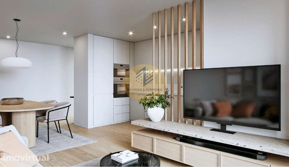 Apartamento T1+1 Novo | Suíte | Varanda | Matosinhos - Grande imagem: 4/15