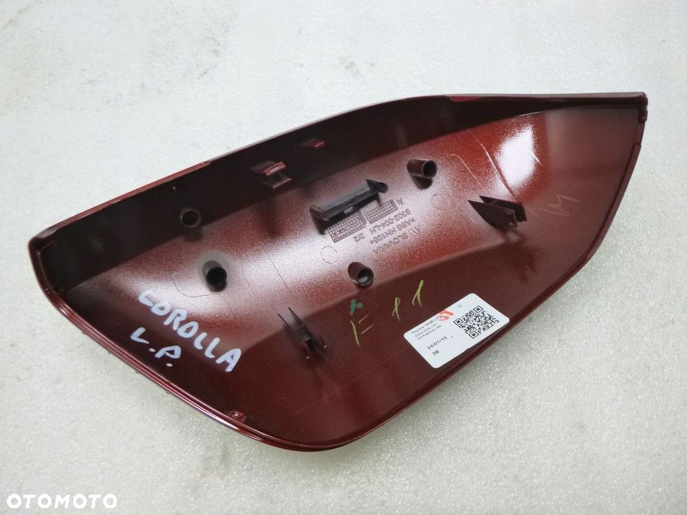 TOYOTA COROLLA XII 18- OSŁONA OBUDOWA LUSTERKA LEWA KOLOR PREMIUM RED ORYGINAŁ - 7