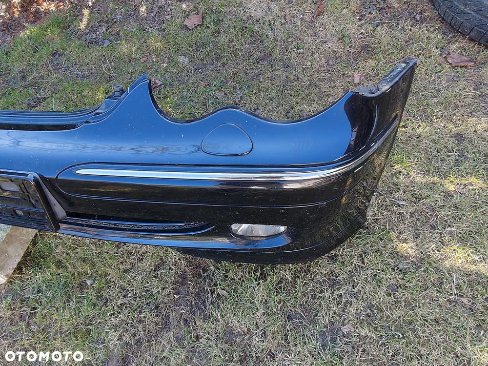 MERCEDES W203 Zderzak przedni Przód Pod Spryskiwacze Chrom 040 Czarny Xenon Avantgarde - 15