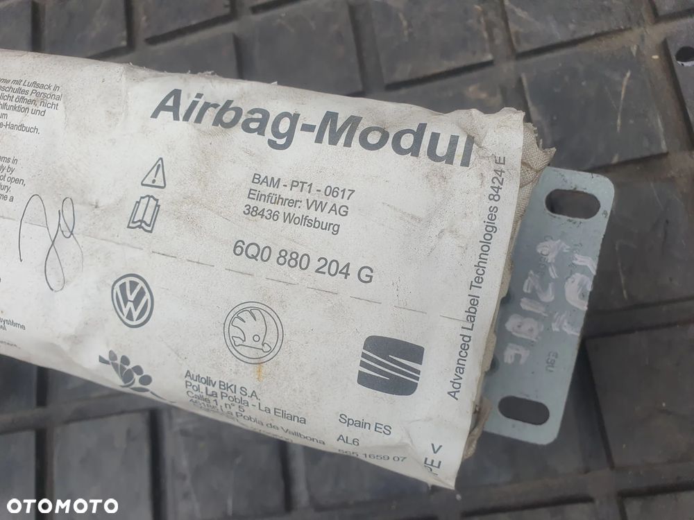 AIRBAG PODUSZKA PASAŻERA SEAT IBIZA III 3 6Q0880204G EUROPA - 2