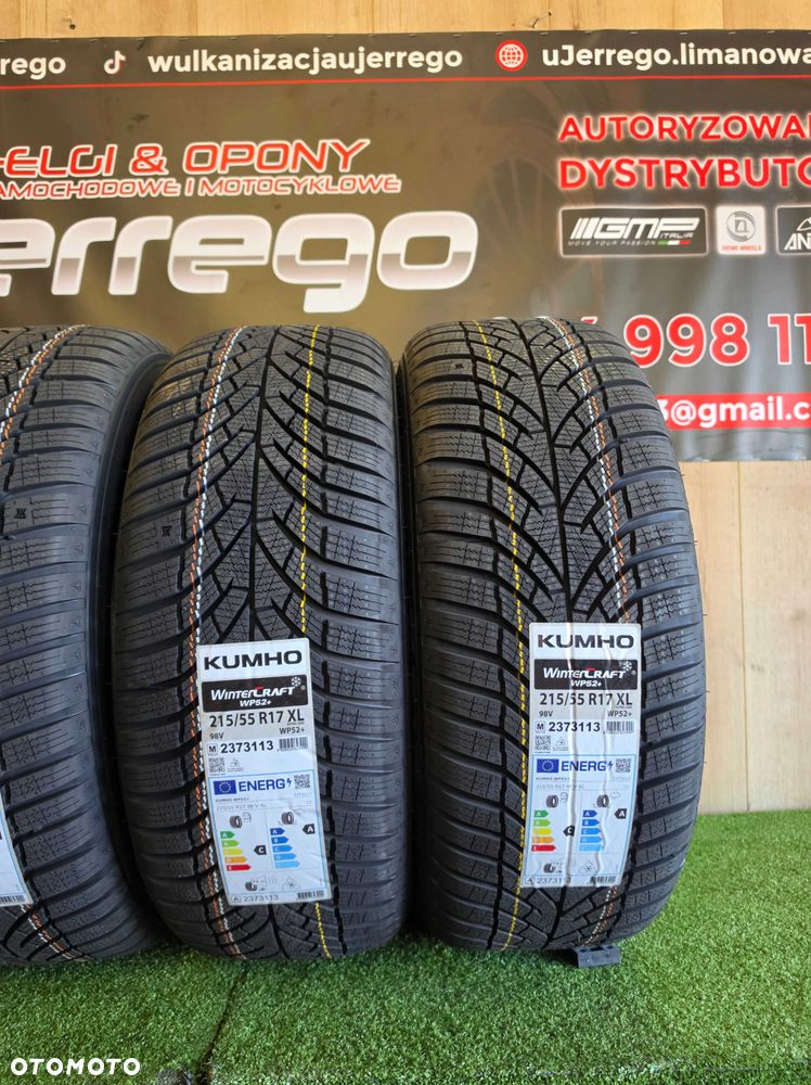 Koła zimowe MG ZS,HS 17x5x112 - Kumho WinterCraft Wp52+ 215/55/R17 + TPMS - 6