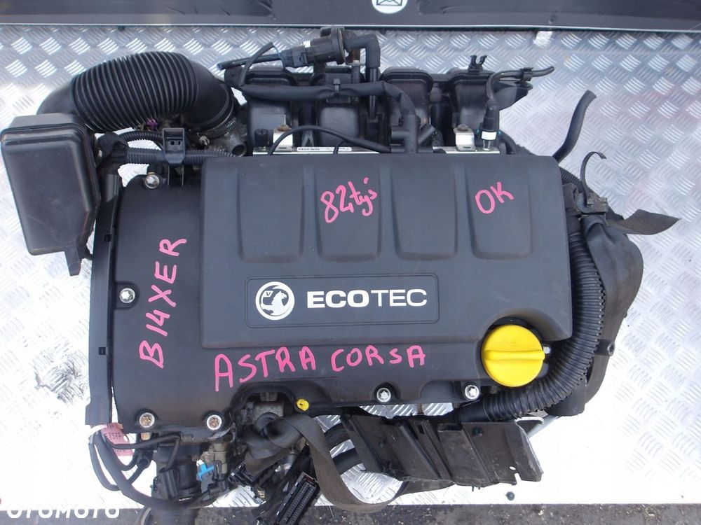 SILNIK OPEL CORSA ASTRA 1.4 16V B14XER 82 TYS - 2