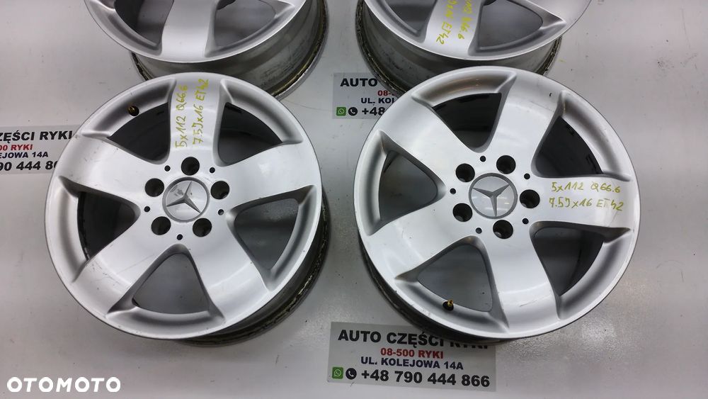 Mercedes Felgi Alumiowe 5x112 7.5Jx16 et42 - 3