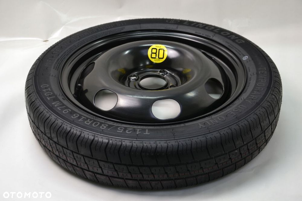 KOŁO DOJAZDOWE R16 TOYOTA COROLLA XI XII NOWE ZESTAW -30% - 2