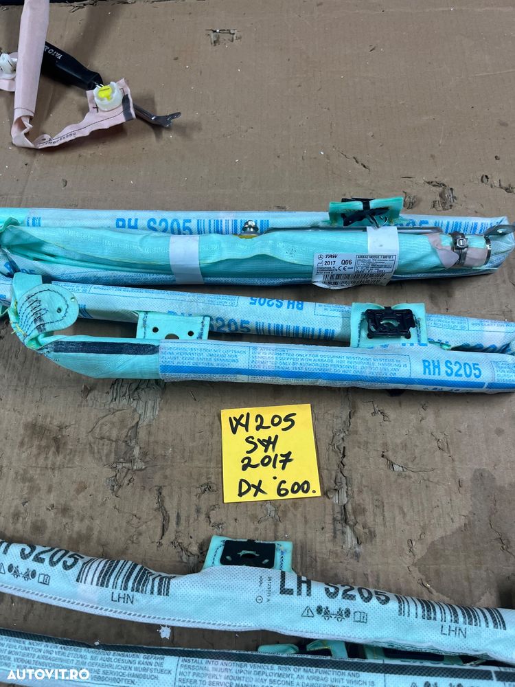 Airbaguri cortina Mercedes c-class w205 combi 2017 - 3