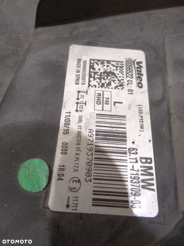 LAMPA LEWA PRZEDNIA BMW X1 F48 7193709 - 5