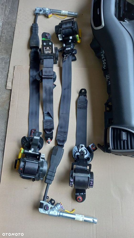 HYUNDAI TUCSON III KONSOLA DESKA ROZDZIELCZA PULPIT AIR BAG PASY KPL - 5