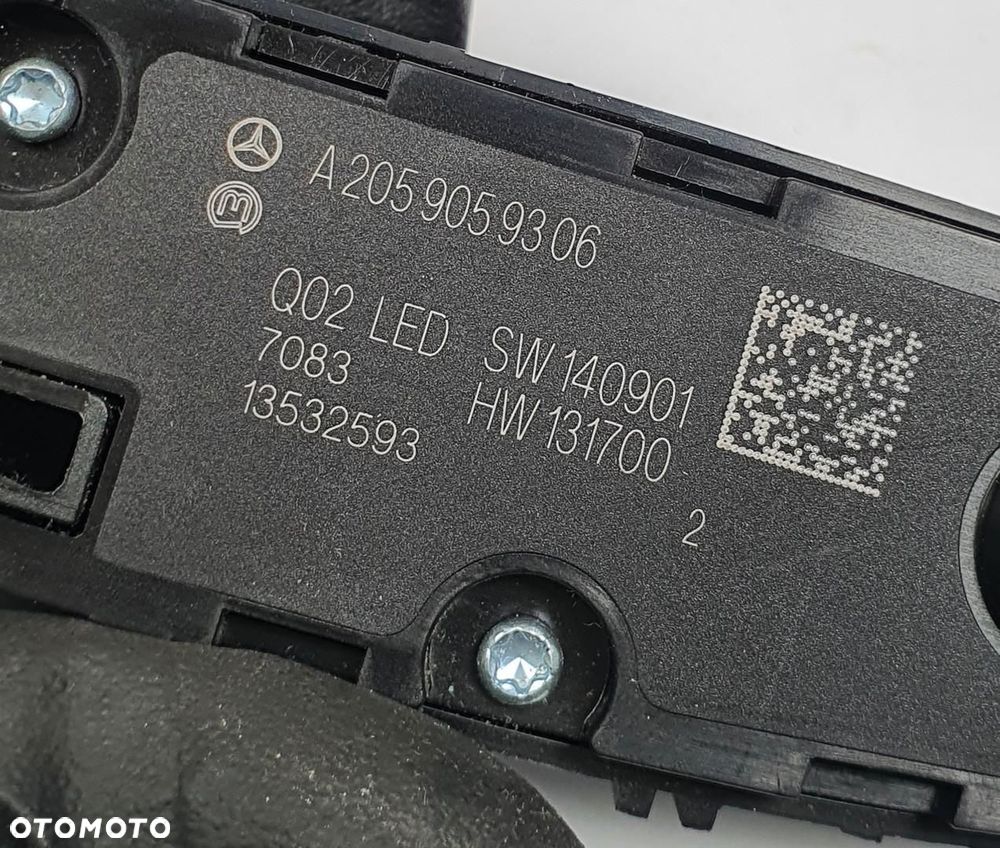 PANEL PRZYCISKI RADIA MERCEDES W205 A2059059306 - 4
