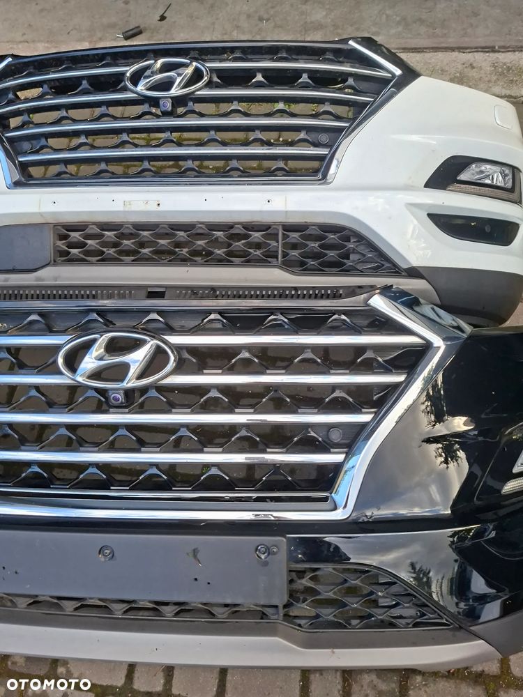 HYUNDAI TUCSON III 3 LIFT 18- ZDERZAK PRZÓD PRZEDNI Kompletny czarny biały siwy szary pae pyw x5r - 6