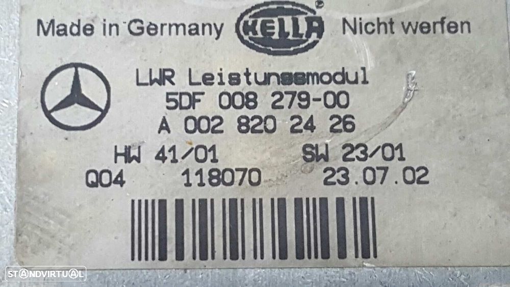 CENTRALINA FARÓIS XENON MERCEDES CLASE E (W211) BERLINA E 220 CDI (211.006) - 3