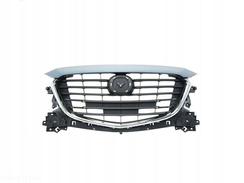 Mazda 3 16 - 19 Grill / Atrapa chłodnicy + chromy + nakładka - 1