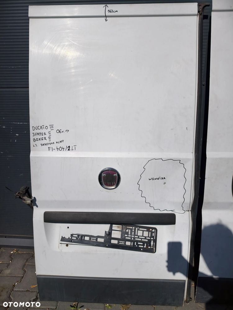 DUCATO III JUMPER II BOXER II DRZWI MASKA NISKI H1 162cm - 2