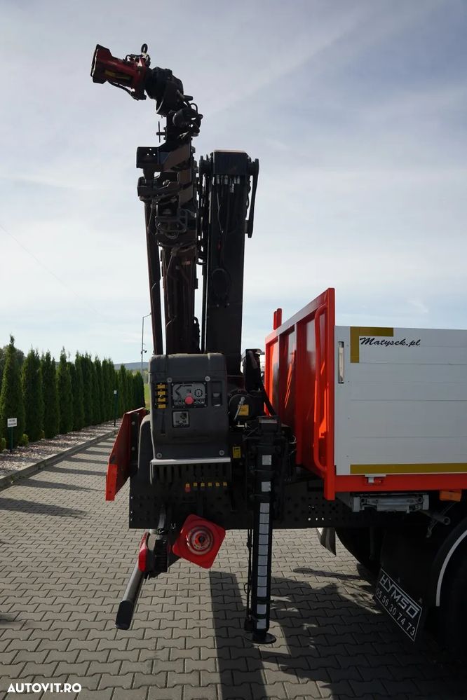 Mercedes-Benz AROCS 2640 / 6x4 / CAROSERIE BALANȚĂ - 6,5 M / MACARA HIAB X-HIDUO 188 ES-5 / CAPACITATE MAXIMĂ DE RIDICARE: 5.200 KG / ROTATOARE / TELECOMANDĂ / PODEA RESISTENTĂ / TRANSMISIE AUTOMATĂ - 24