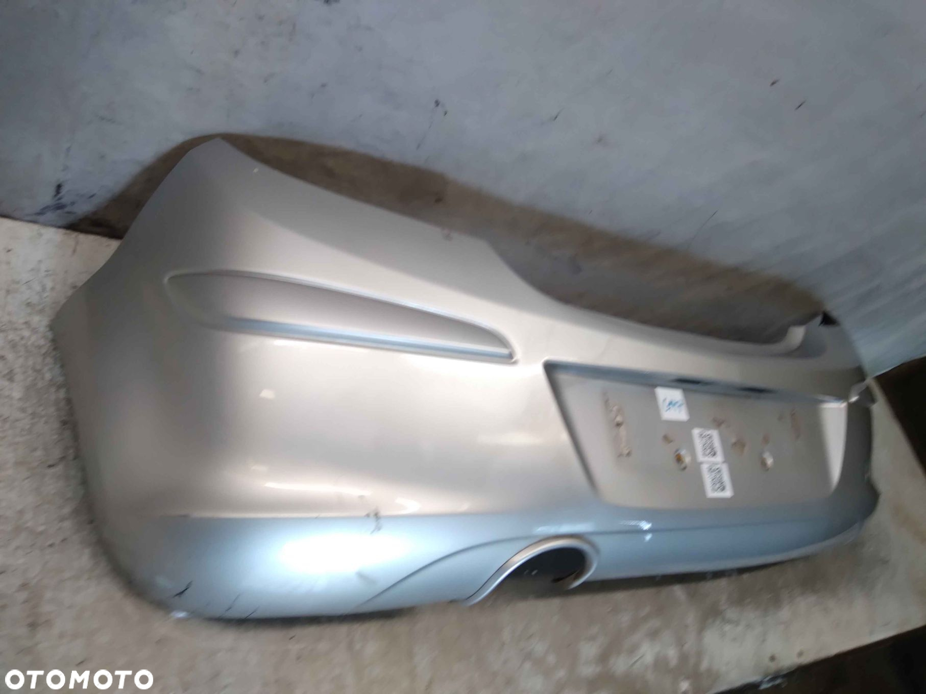 ^ ZDERZAK TYŁ TYLNY OPEL CORSA D Z157 SREBRNY 3D 3 DRZWI HB - 5