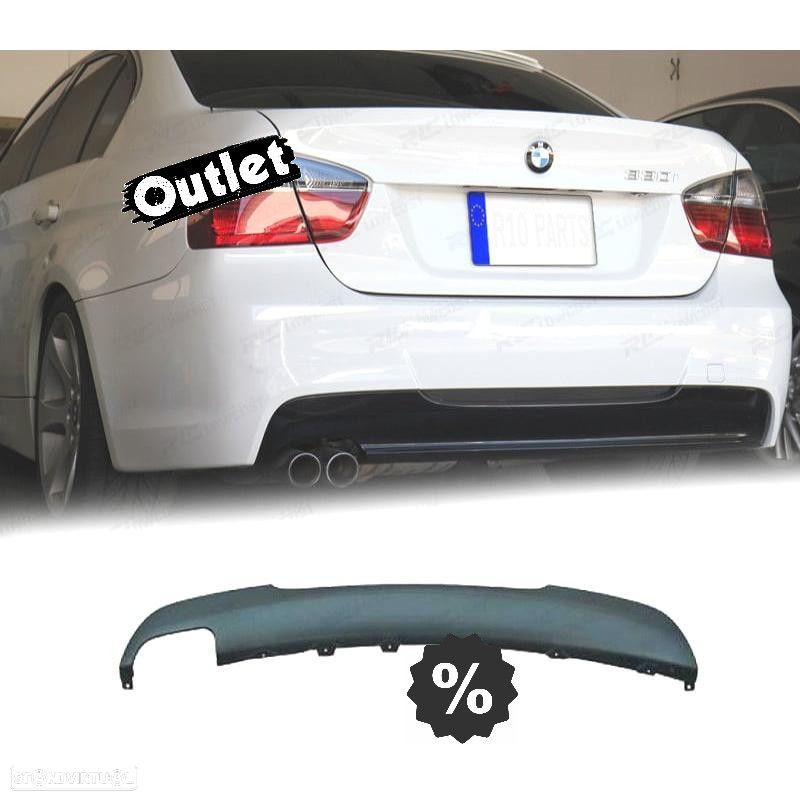R544461C1 DIFUSOR BMW E90 E91 05-11 DUPLA SAIDA LOOK PACK M - 1