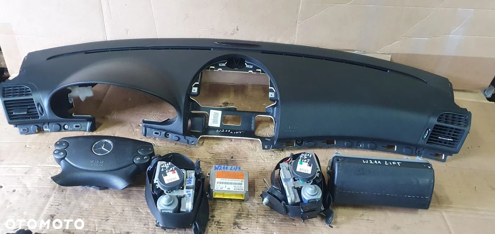 Konsola AIRBAG pasy poduszki sensor Mercedes E-Klasa W211 Lift - 1