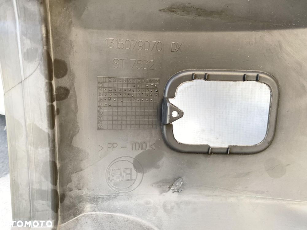 DUCATO BOXER JUMPER 14- NAROŻNIK ZDERZAK PRZEDNI PRAWY PRZÓD SZARY HALOGEN - 7