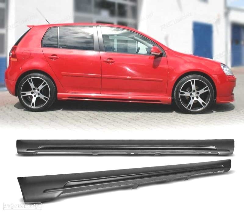EMBALADEIRAS LATERAIS VOLKSWAGEN VW GOLF 5 05-08 LOOK GTI - 1