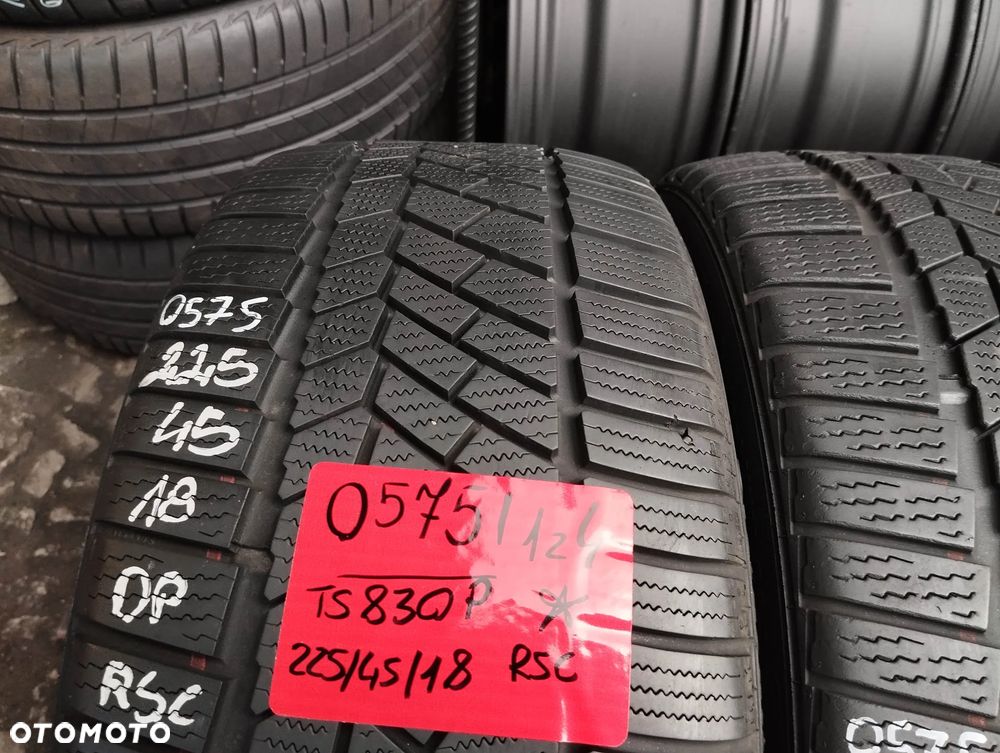 225 45 18 Continental Winter Contact TS830P 4szt RSC BMW - 2