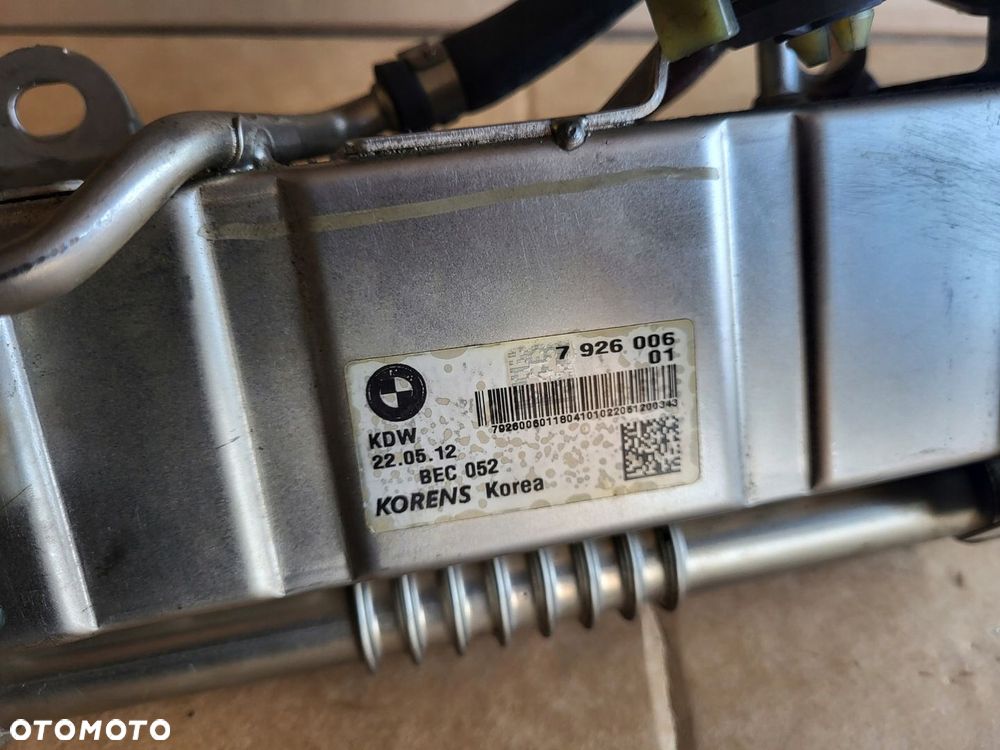 CHŁODNICA ZAWÓR EGR BMW MINI TOYOTA AVENSIS 2.0D N47C20A 7926006 8513132 - 5