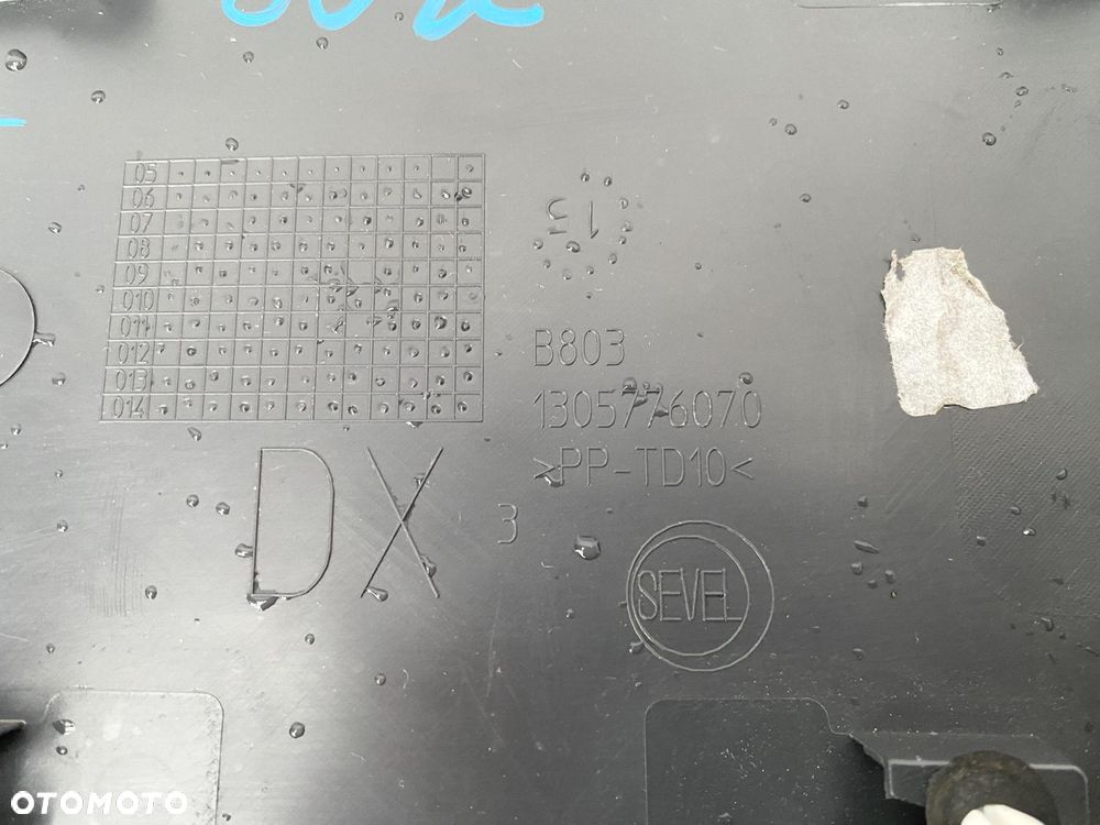 DUCATO BOXER JUMPER 06- LISTWA DRZWI RZEDNICH PRZÓD PRAWA SZARA - 5