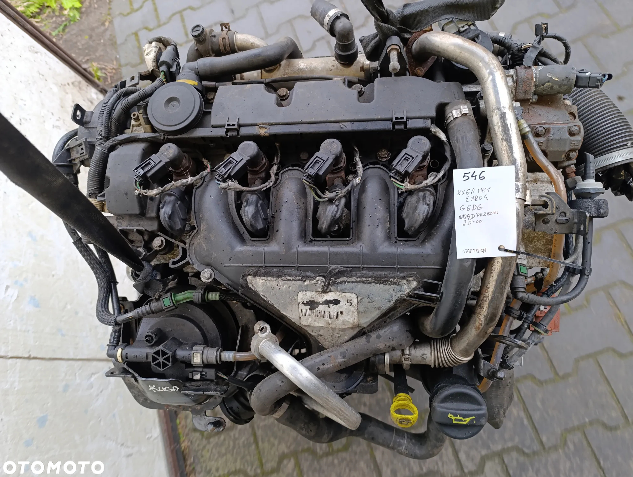 SILNIK KUGA MK1 2.0 TDCI G6DG EURO 4 - 6