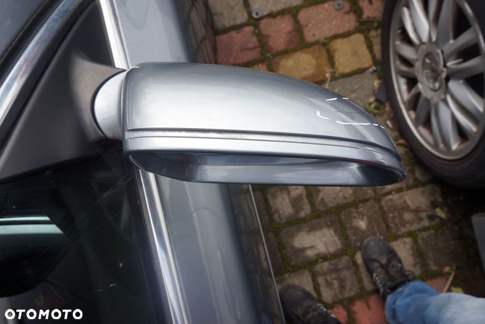 LUSTERKO ELEKTRYCZNE PRAWE SUPERB II 3T LF8L SKŁADANE EL UK SREBRNY SKODA 2008-2013 - 4