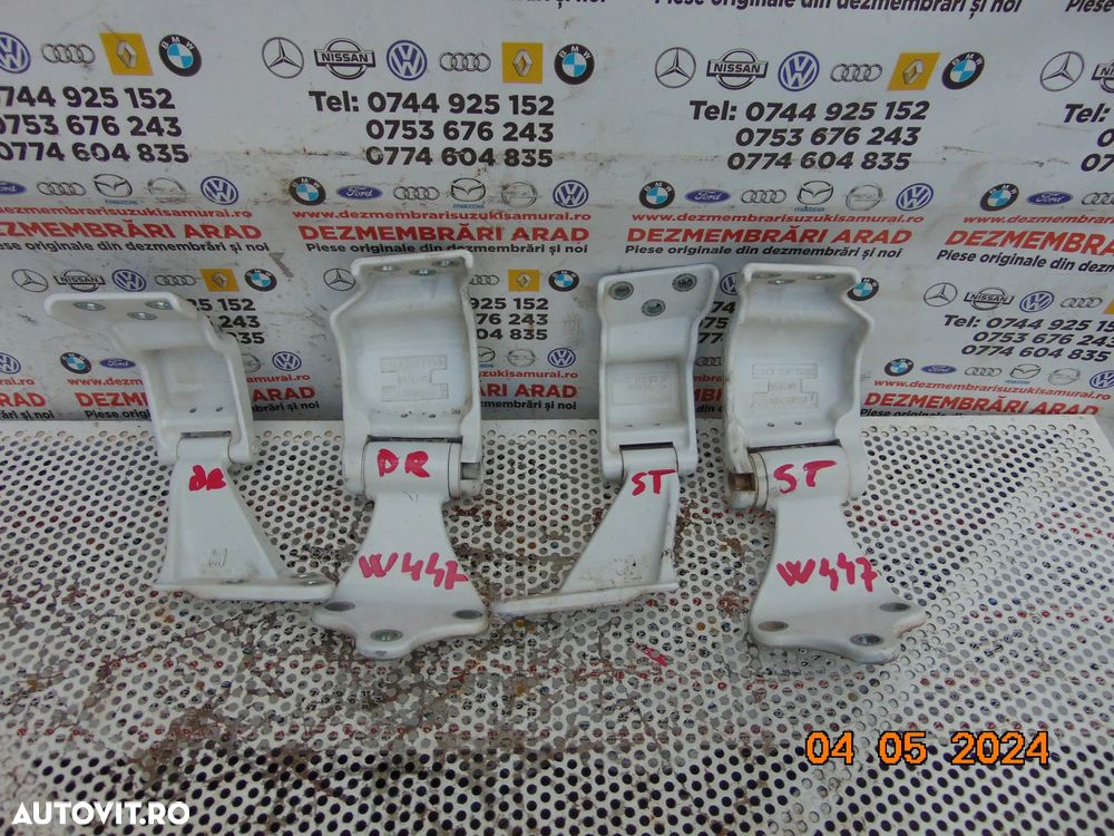 Balamale usi spate Mercedes vito w447 viano balamale usa spate stanga dreapta - 2