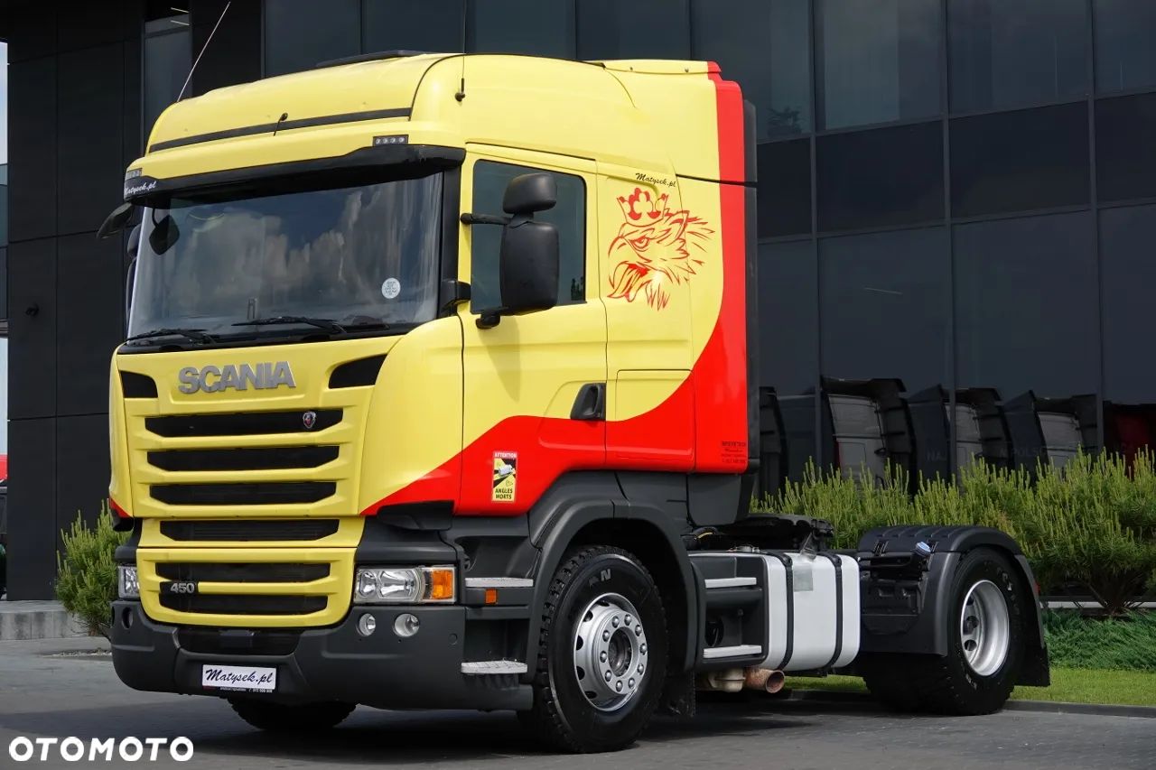 Scania R 450 / RETARDER  / HYDRAULIKA do wywrotu+ dwuobwodowa / KLIMA POSTOJOWA  / SPROWADZONA - 1
