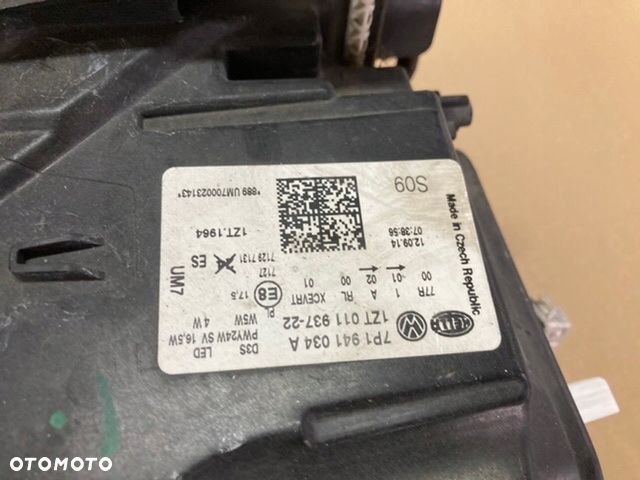 VW TOUAREG LIFT LAMPA XENON LED PRAWA 7P1941033A - 6