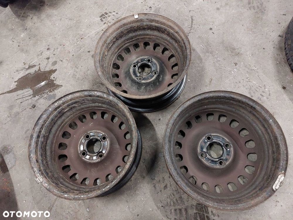 FELGI STALOWE 3 SZT  4x100 5,5Jx14 ET39 FI56,6 OPEL CORSA D - 5