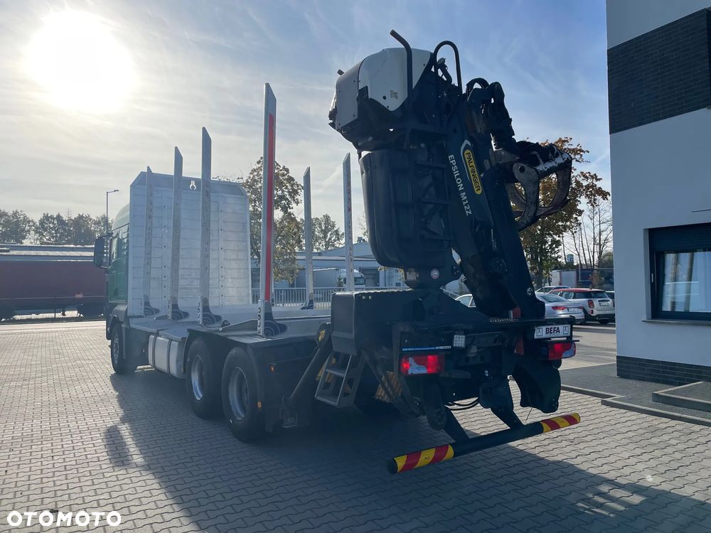 MAN TGX 26.500, 6x4, HDS EPSILOM M12Z, do transportu drewna. - 8