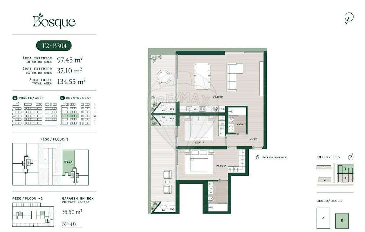 Apartamento T2 para venda - Grande imagem: 3/3